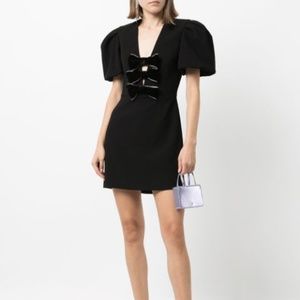 Rebecca Vallance Amara Bow Mini Dress